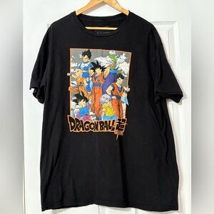Modern Dragon Ball Z DBZ Men’s Black Graphic T-Shirt Sz XL